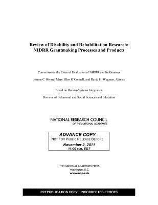 Produktbild: Review of Disability and Rehabilitation Research
