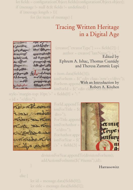 Produktbild: Tracing Written Heritage in a Digital Age