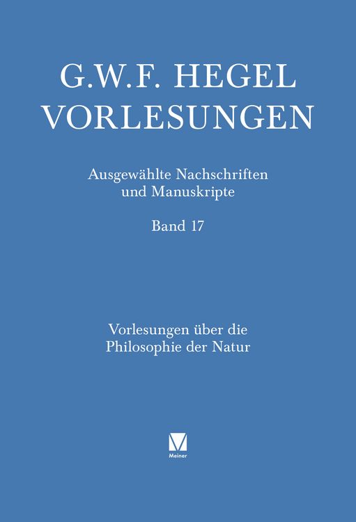 Produktbild: Vorlesungen &uuml;ber die Philosophie der Natur