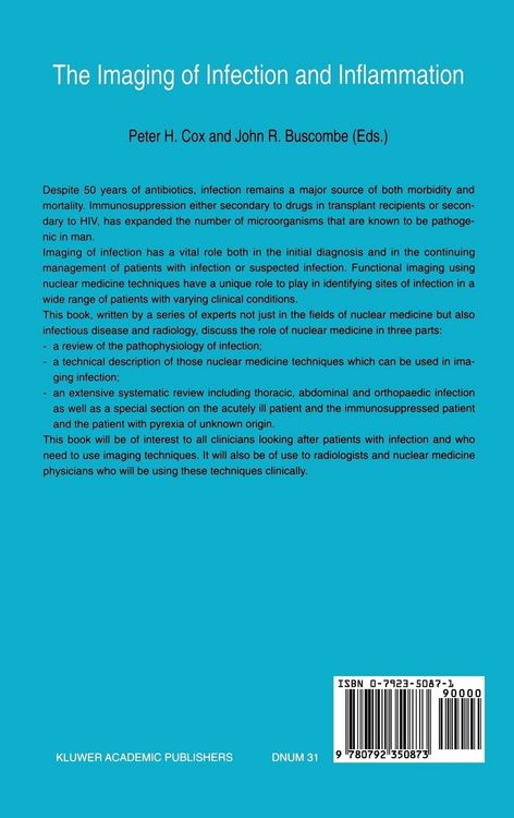 Produktbild: The Imaging of Infection and Inflammation