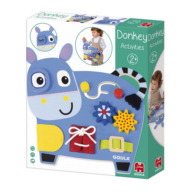 Produktbild: Goula 1110100489 - Donkey Activities, Esel zum Spielen und Erkunden, Motorikspiel