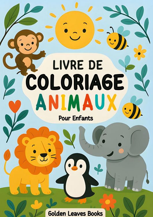 Produktbild: Livre de Coloriage Animaux pour Enfants