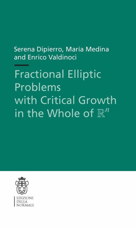 Produktbild: Fractional Elliptic Problems with Critical Growth in the Whole of $\R^n$