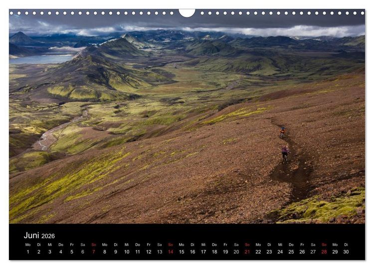 Produktbild: Bike Abenteuer Island (Wandkalender 2026 DIN A3 quer), CALVENDO Monatskalender