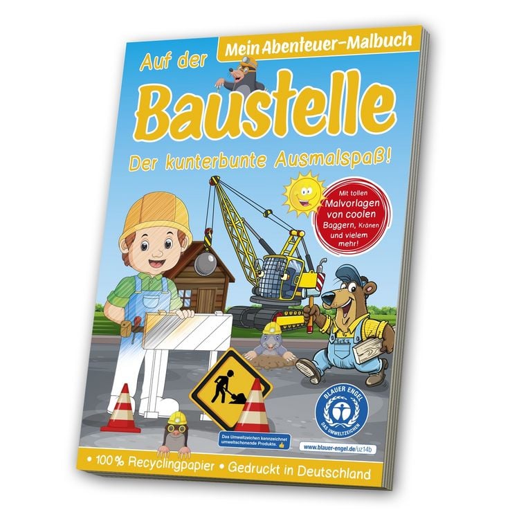 Produktbild: Malbuch Blauer Engel: Baustelle