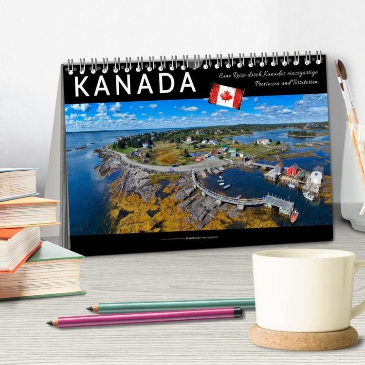Produktbild: Kanada - eine Reise durch Kanadas einzigartige Provinzen und Territorien (Tischkalender 2026 DIN A5 quer), CALVENDO Monatskalender