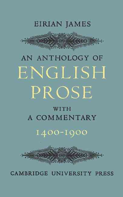 Produktbild: An Anthology of English Prose 1400-1900