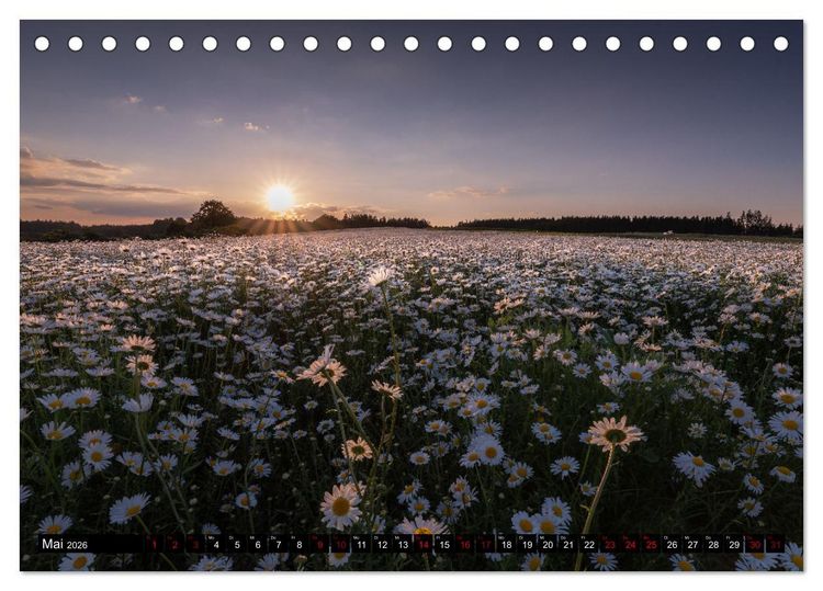Produktbild: Wunderlandschaften (Tischkalender 2026 DIN A5 quer), CALVENDO Monatskalender
