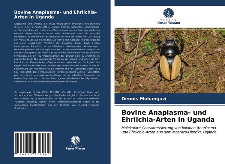 Produktbild: Bovine Anaplasma- und Ehrlichia-Arten in Uganda