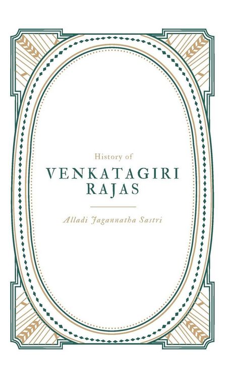 Produktbild: History Of Venkatagiri Rajas