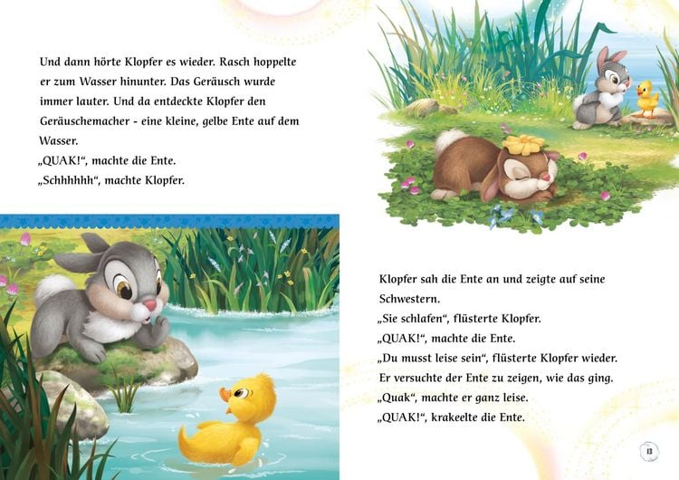 Produktbild: Disney Vorlesebuch: Klopfer: Zauberhafte Gutenacht-Geschichten