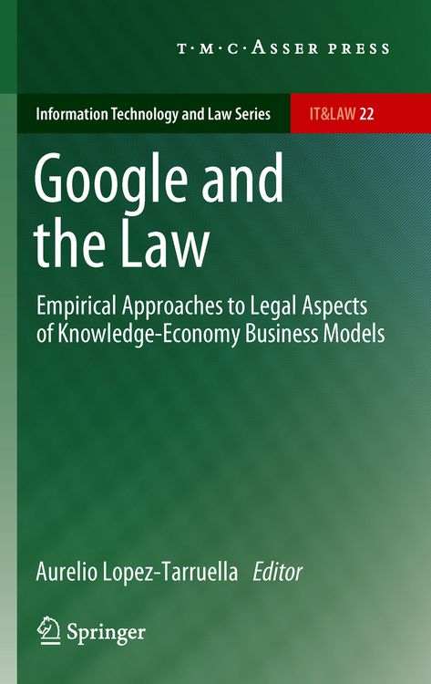 Produktbild: Google and the Law