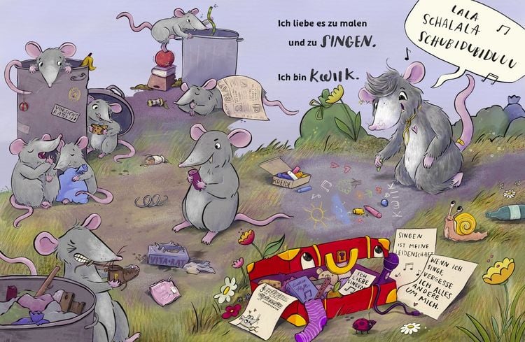 Produktbild: Die kleine Ratte Kwiik macht stark. Weil ich mutig bin