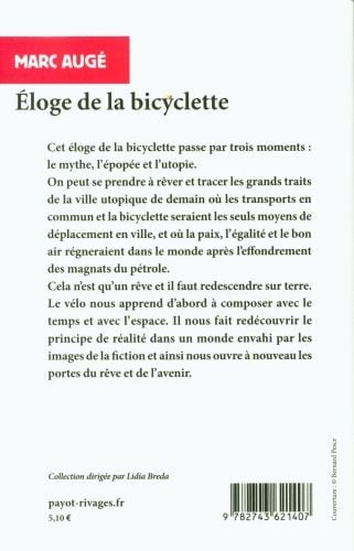 Produktbild: Auge, M: Eloge de la bicyclette