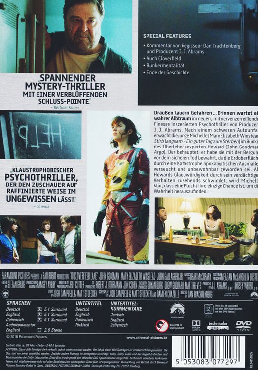 Produktbild: 10 Cloverfield Lane