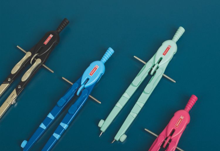 Produktbild: Brunnen Schnellverstellzirkel Peak 4 Colour Code | &Oslash; 370 mm, azur