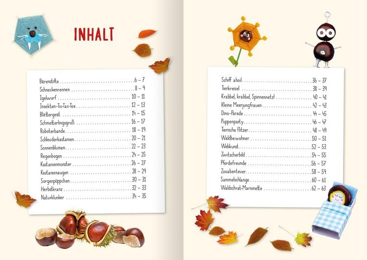 Produktbild: Mein Kastanien-Bastelbuch