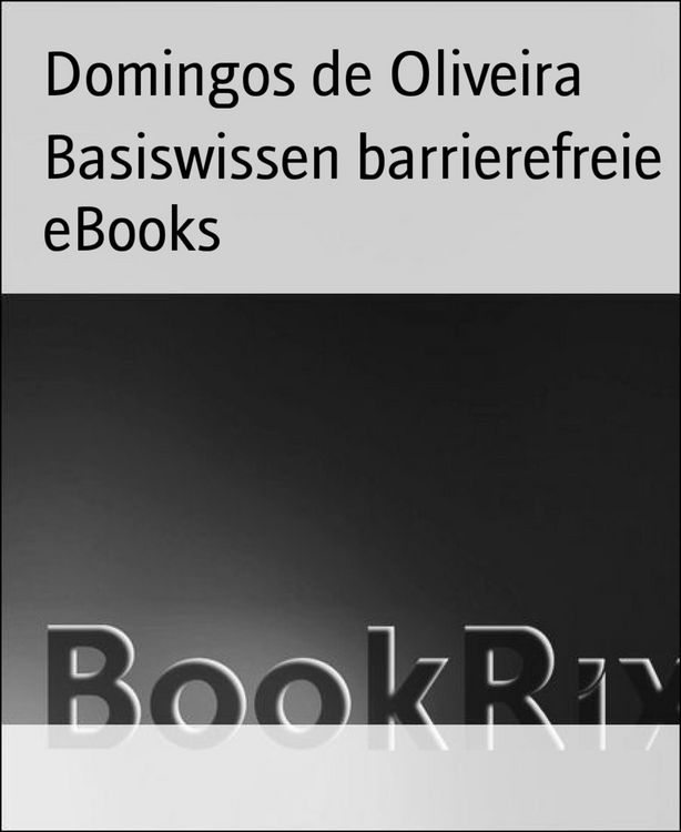 Produktbild: Basiswissen barrierefreie eBooks