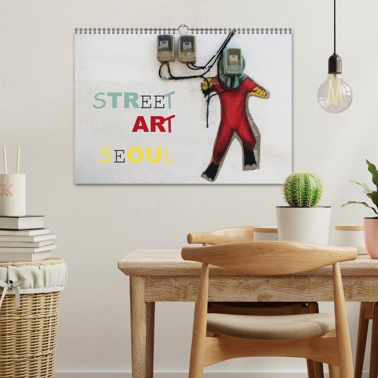 Produktbild: Street Art Seoul (Wandkalender 2026 DIN A3 quer), CALVENDO Monatskalender