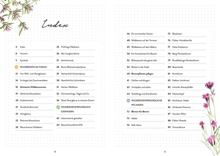 Produktbild: Bienengl&uuml;ck im Garten &ndash; Das illustrierte Gartenbuch