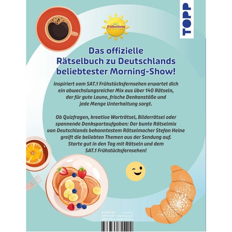 Produktbild: Das SAT.1-Fr&uuml;hst&uuml;cksfernsehen-R&auml;tselbuch