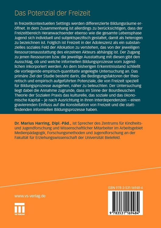 Produktbild: Das Potenzial der Freizeit
