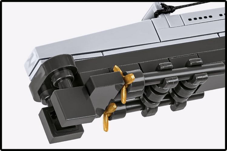 Produktbild: COBI Historical Collection 4857 - U-BOOT VIIC U-96, WWII, Bausatz 1:300, 162 Klemmbausteine