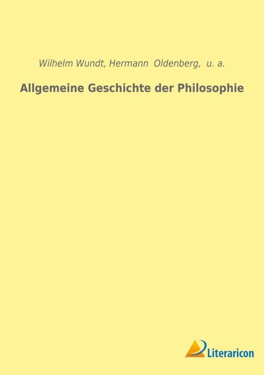 Produktbild: Allgemeine Geschichte der Philosophie