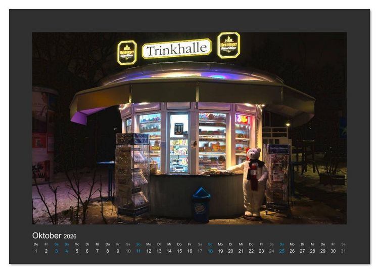 Produktbild: FRANKFURT - Nachtlichter 2026 (Tischkalender 2026 DIN A5 quer), CALVENDO Monatskalender