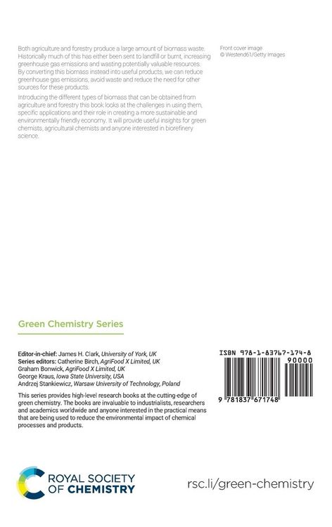 Produktbild: Agricultural and Forest Biomass Waste for Biorefineries