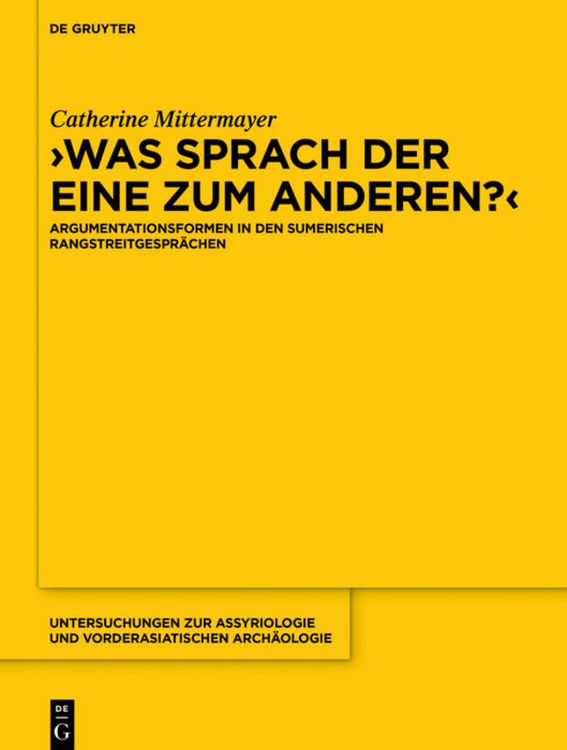 Produktbild: Was sprach der eine zum anderen?