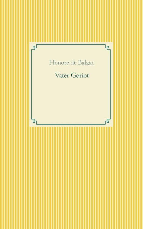 Produktbild: Vater Goriot
