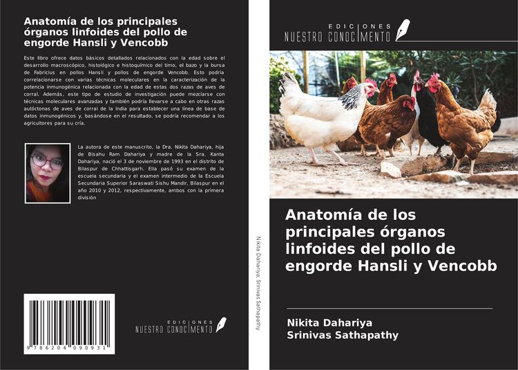 Produktbild: Anatom&iacute;a de los principales &oacute;rganos linfoides del pollo de engorde Hansli y Vencobb
