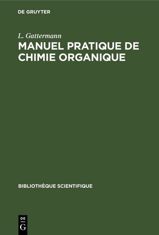 Produktbild: Manuel pratique de chimie organique