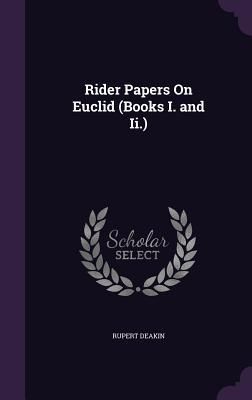 Produktbild: Rider Papers On Euclid (Books I. and Ii.)