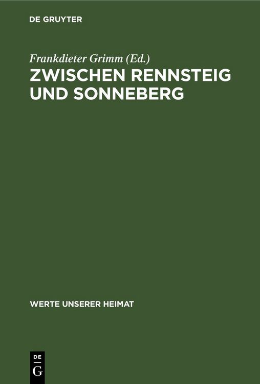 Produktbild: Zwischen Rennsteig und Sonneberg