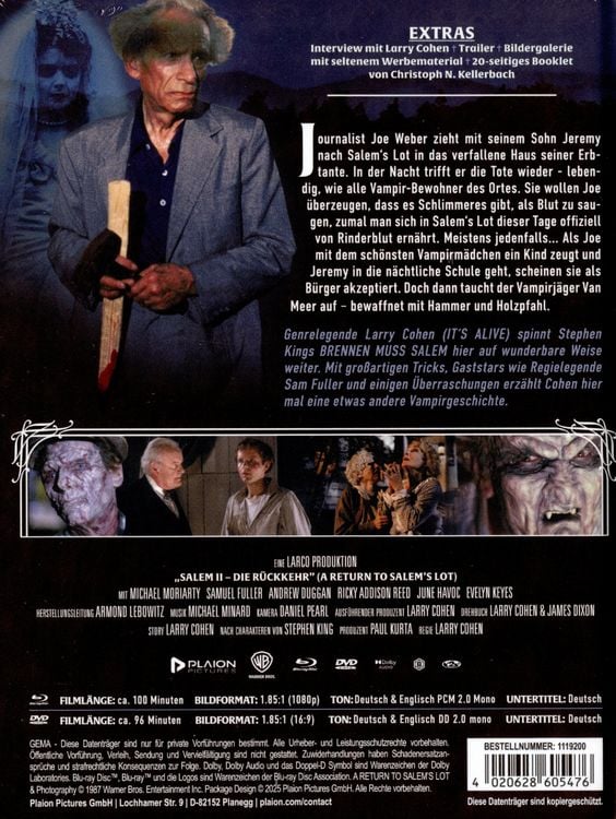 Produktbild: Salem II - Die R&uuml;ckkehr - Mediabook (Blu-ray+DVD)