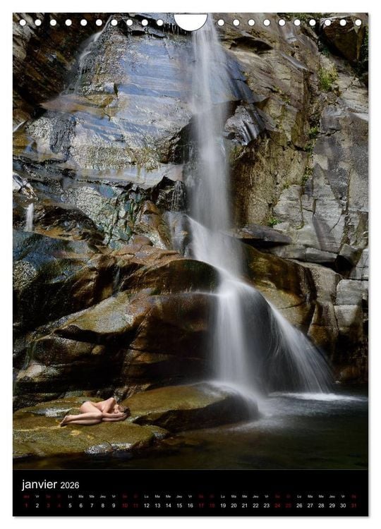 Produktbild: Chutes d'eau au Tessin (Calendrier mural 2026 DIN A4 horizontal), CALVENDO calendrier mensuel