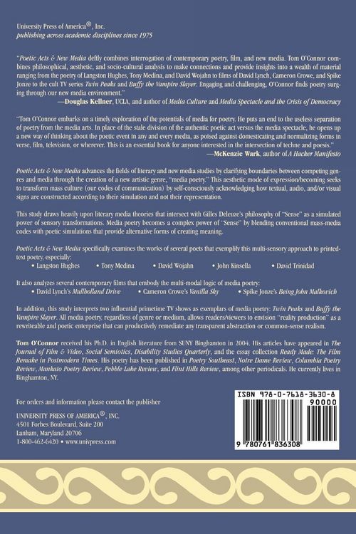 Produktbild: Poetic Acts & New Media