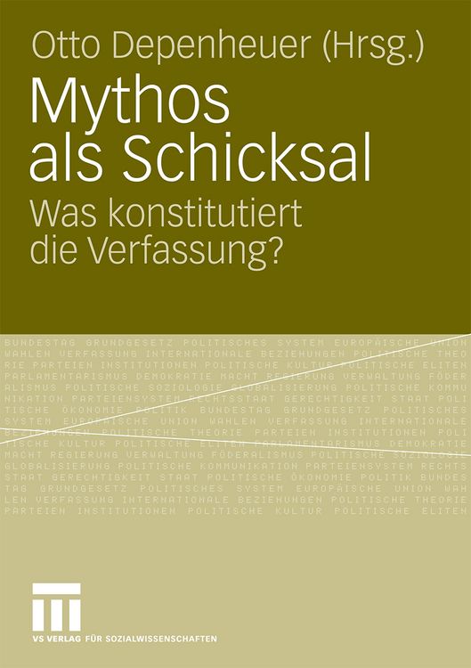 Produktbild: Mythos als Schicksal