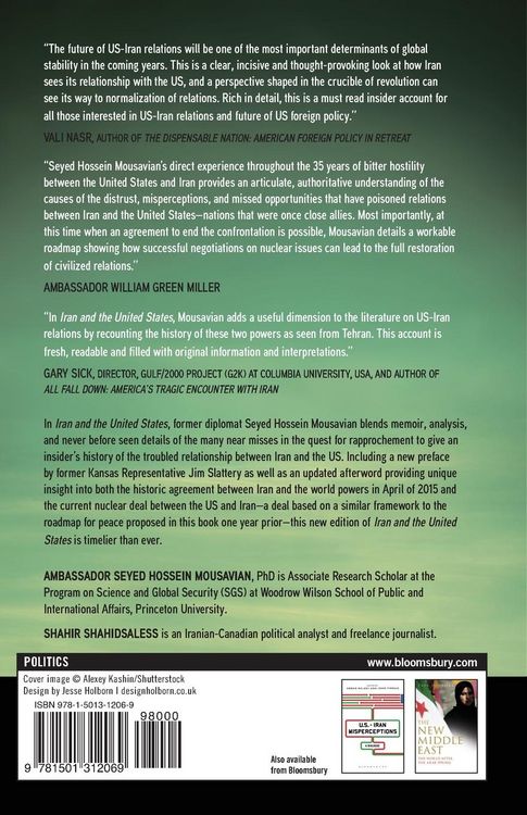 Produktbild: Iran and the United States An Insider's View on the Failed Past and the Road to Peace