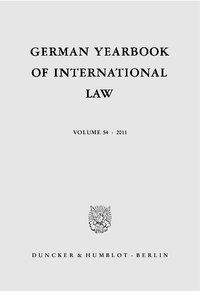 Produktbild: German Yearbook of International Law - Jahrbuch f&uuml;r Internationales Recht.