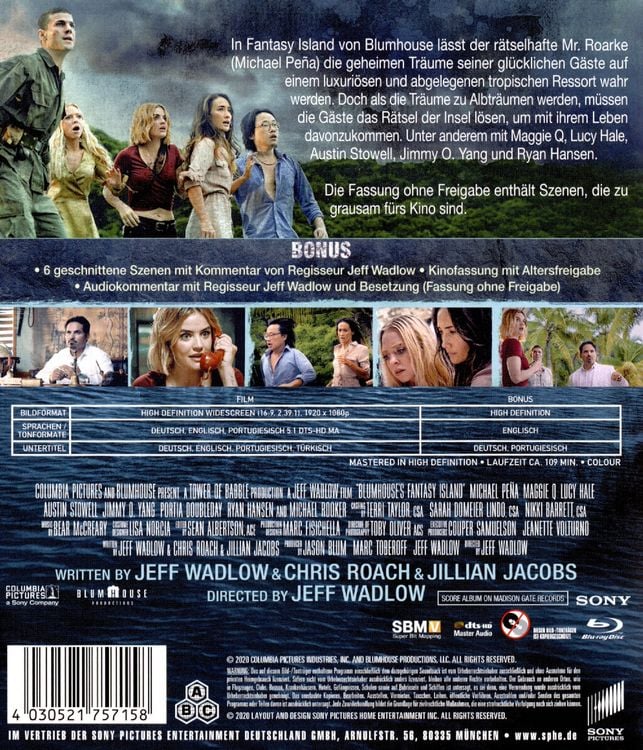Produktbild: Blumhouse&rsquo;s Fantasy Island - Unrated Cut