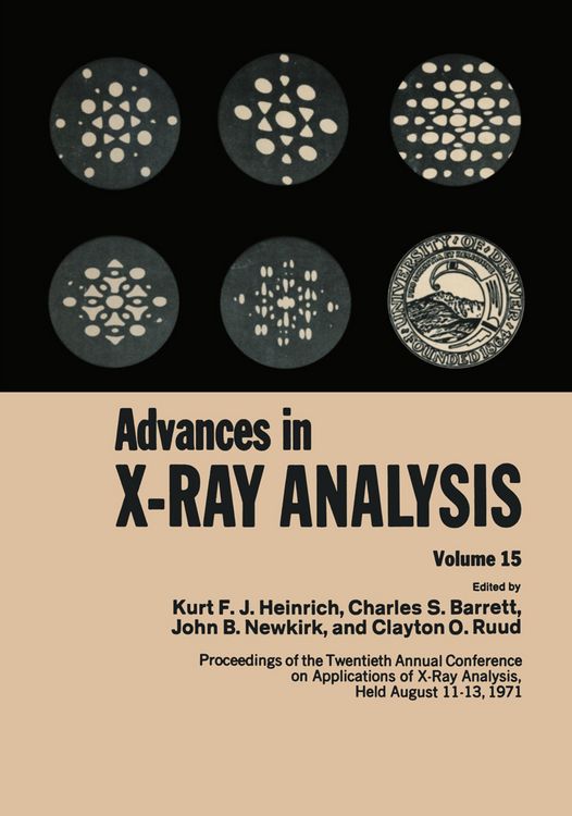 Produktbild: Advances in X-Ray Analysis