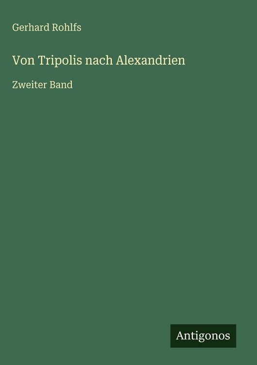 Produktbild: Von Tripolis nach Alexandrien
