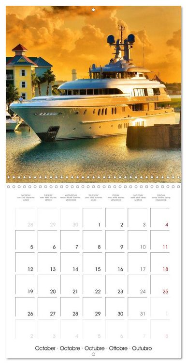 Produktbild: SUPERYACHTS (Wall Calendar 2026 12 &times; 12 Inch) CALVENDO 12 Month Wall Calendar