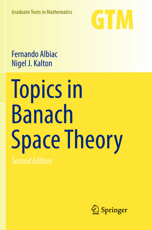 Produktbild: Topics in Banach Space Theory