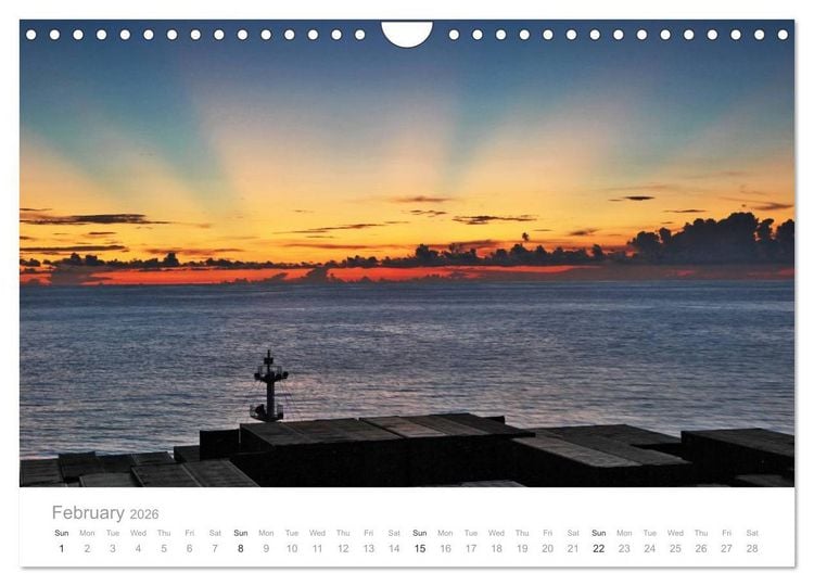 Produktbild: Fascination of Shipping On board around the world (Wall Calendar 2026 DIN A4 landscape), CALVENDO 12 Month Wall Calendar