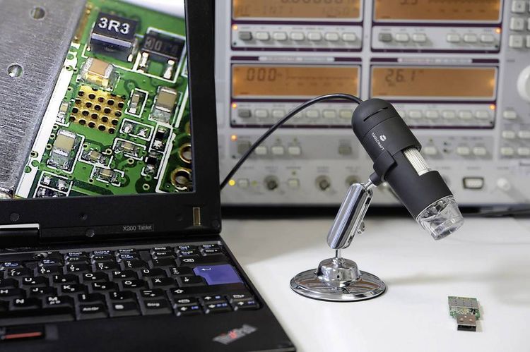 Produktbild: TOOLCRAFT USB Mikroskop 2 Megapixel Digitale Vergr&ouml;&szlig;erung (max.): 200 x