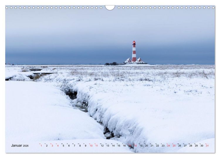 Produktbild: Wundersch&ouml;nes Eiderstedt (Wandkalender 2026 DIN A3 quer), CALVENDO Monatskalender